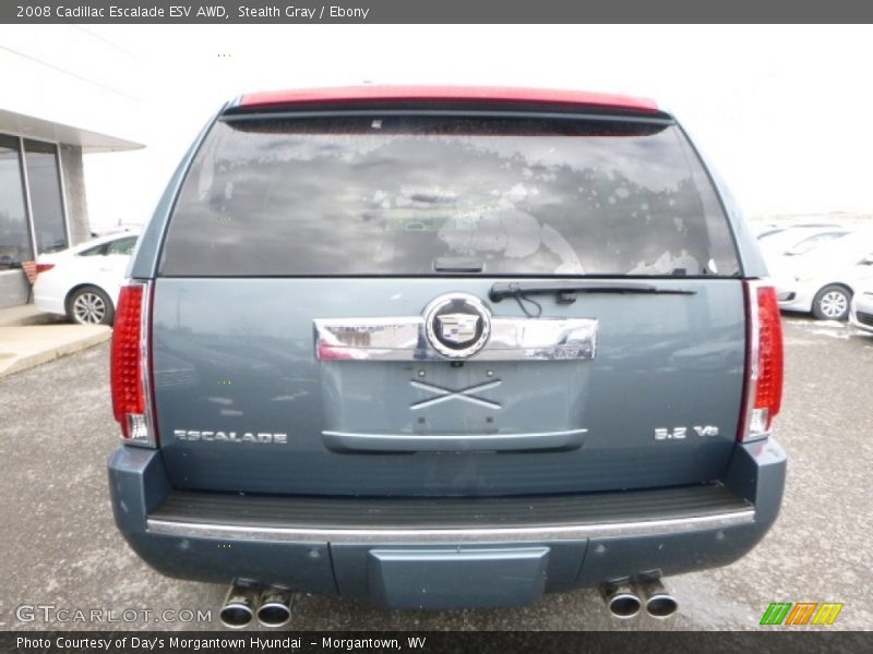 Stealth Gray / Ebony 2008 Cadillac Escalade ESV AWD