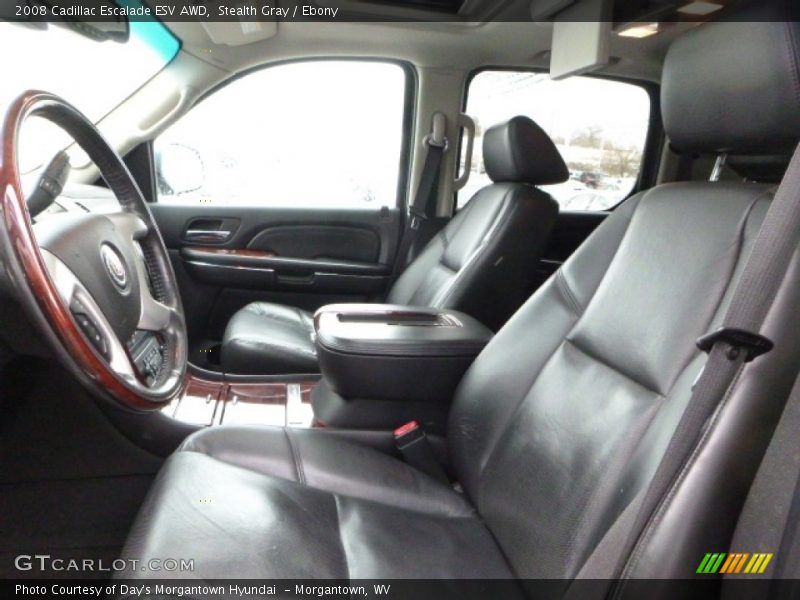 Stealth Gray / Ebony 2008 Cadillac Escalade ESV AWD