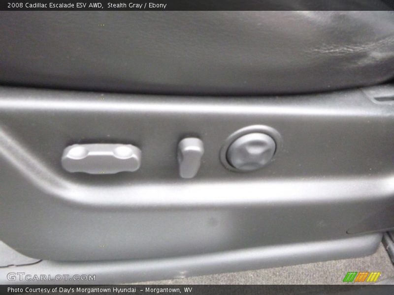 Stealth Gray / Ebony 2008 Cadillac Escalade ESV AWD