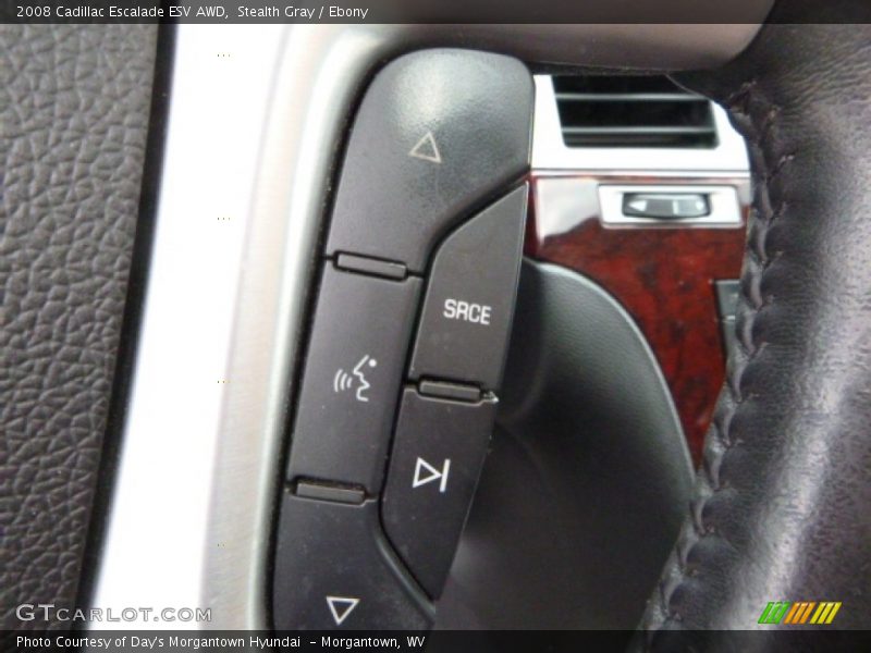Stealth Gray / Ebony 2008 Cadillac Escalade ESV AWD