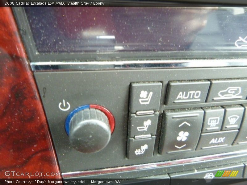 Stealth Gray / Ebony 2008 Cadillac Escalade ESV AWD