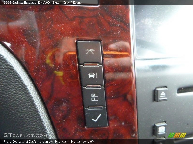 Stealth Gray / Ebony 2008 Cadillac Escalade ESV AWD