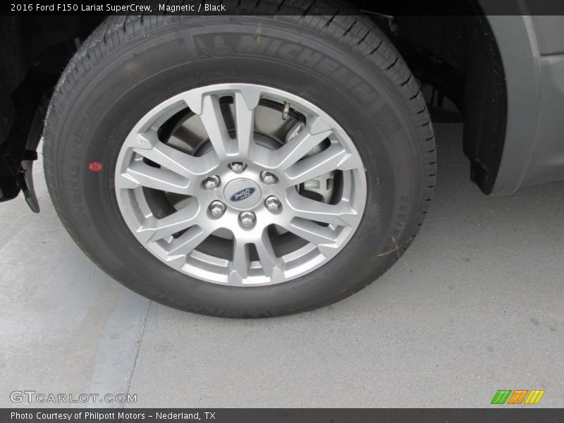 Magnetic / Black 2016 Ford F150 Lariat SuperCrew