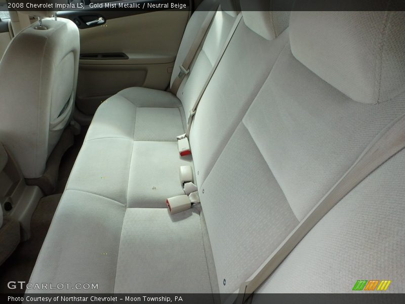 Gold Mist Metallic / Neutral Beige 2008 Chevrolet Impala LS