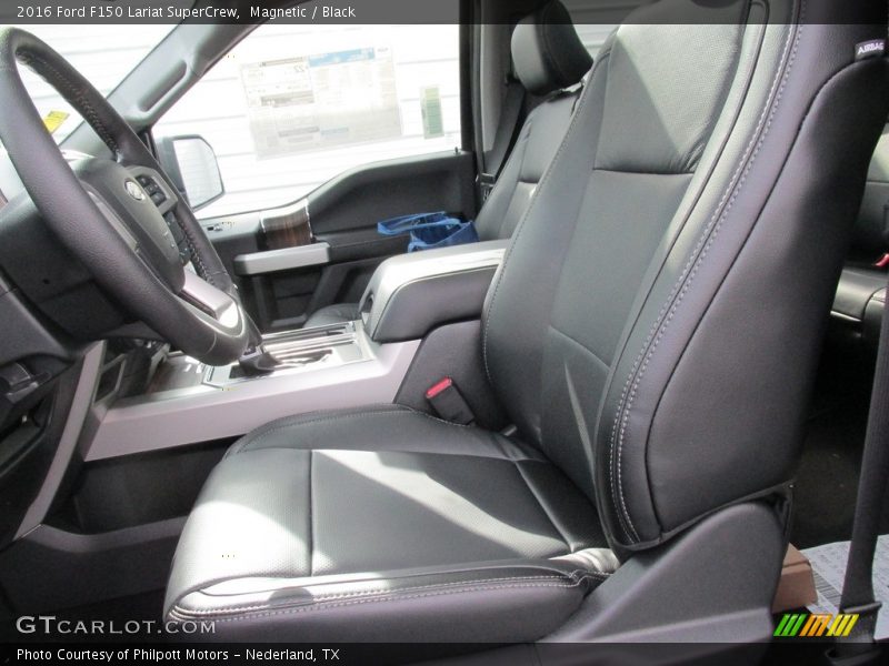 Magnetic / Black 2016 Ford F150 Lariat SuperCrew