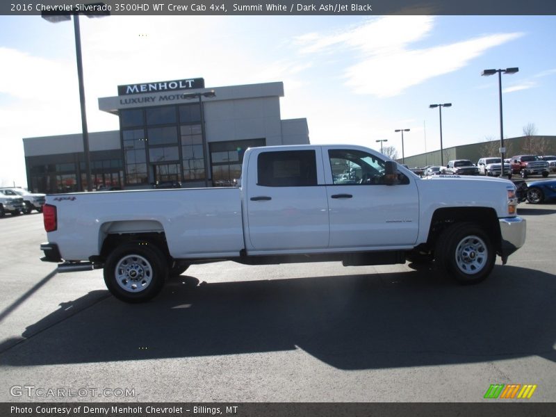Summit White / Dark Ash/Jet Black 2016 Chevrolet Silverado 3500HD WT Crew Cab 4x4