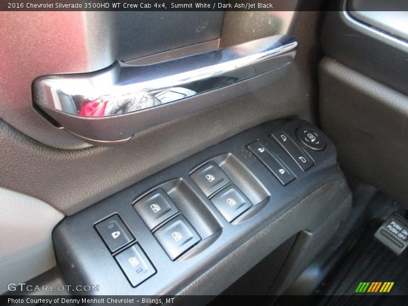 Summit White / Dark Ash/Jet Black 2016 Chevrolet Silverado 3500HD WT Crew Cab 4x4