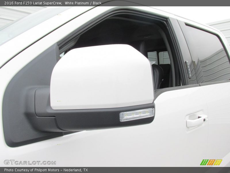 White Platinum / Black 2016 Ford F150 Lariat SuperCrew