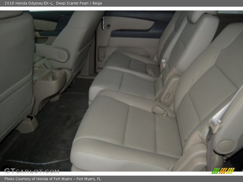 Deep Scarlet Pearl / Beige 2016 Honda Odyssey EX-L