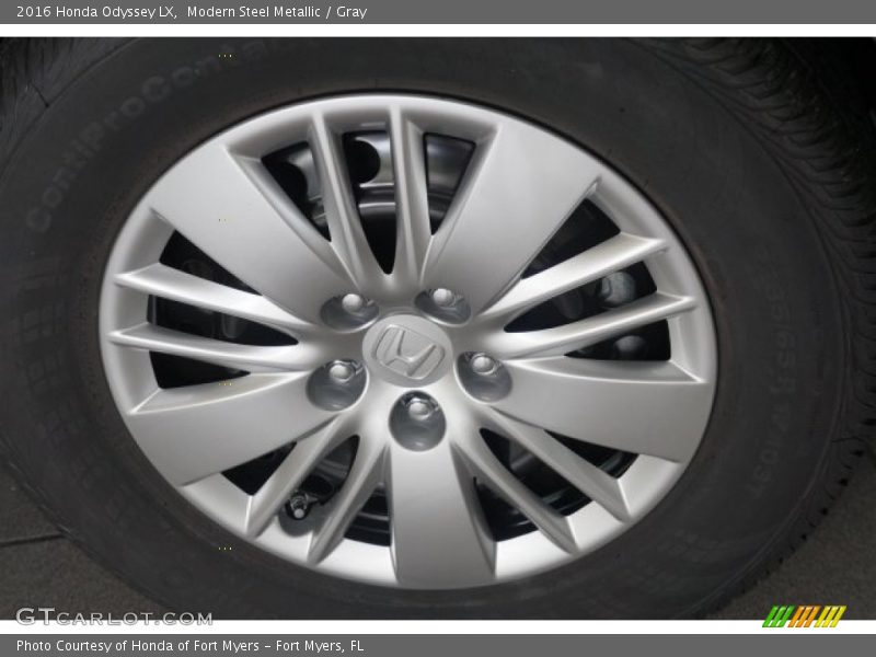 Modern Steel Metallic / Gray 2016 Honda Odyssey LX