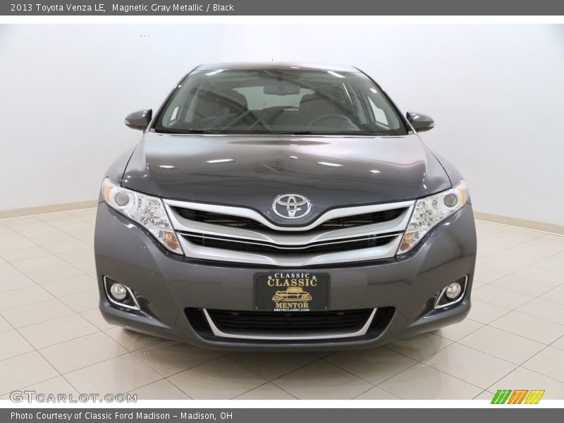Magnetic Gray Metallic / Black 2013 Toyota Venza LE