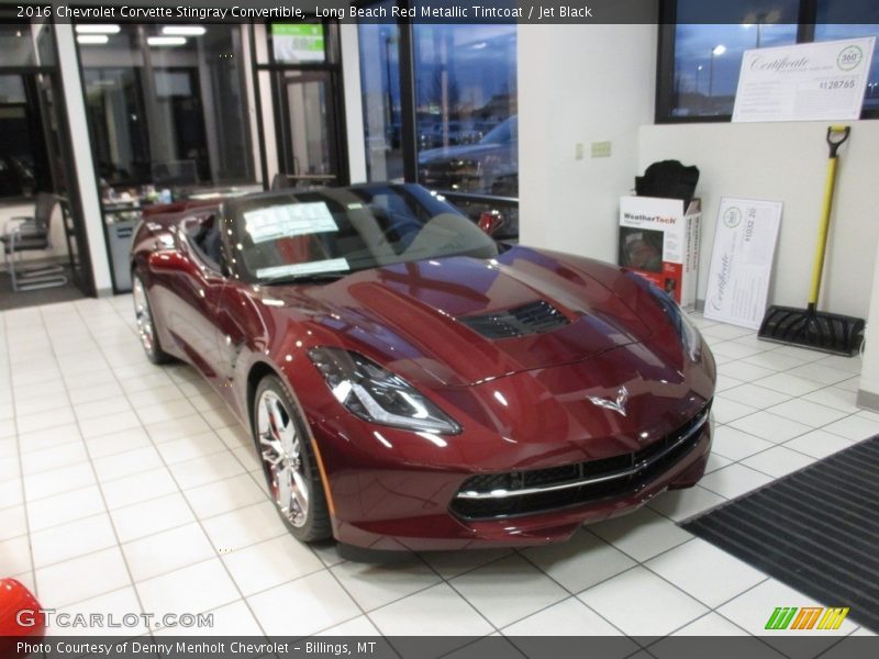 Long Beach Red Metallic Tintcoat / Jet Black 2016 Chevrolet Corvette Stingray Convertible