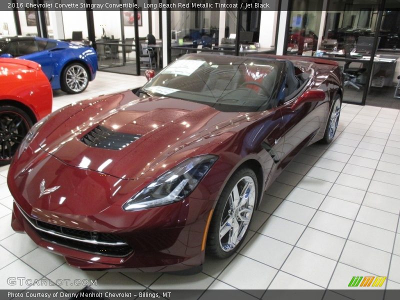 Long Beach Red Metallic Tintcoat / Jet Black 2016 Chevrolet Corvette Stingray Convertible