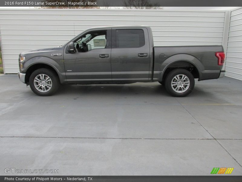 Magnetic / Black 2016 Ford F150 Lariat SuperCrew