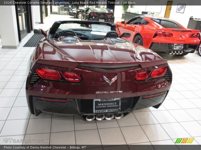Long Beach Red Metallic Tintcoat / Jet Black 2016 Chevrolet Corvette Stingray Convertible