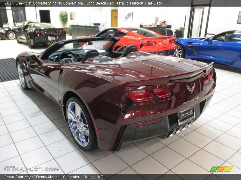 Long Beach Red Metallic Tintcoat / Jet Black 2016 Chevrolet Corvette Stingray Convertible