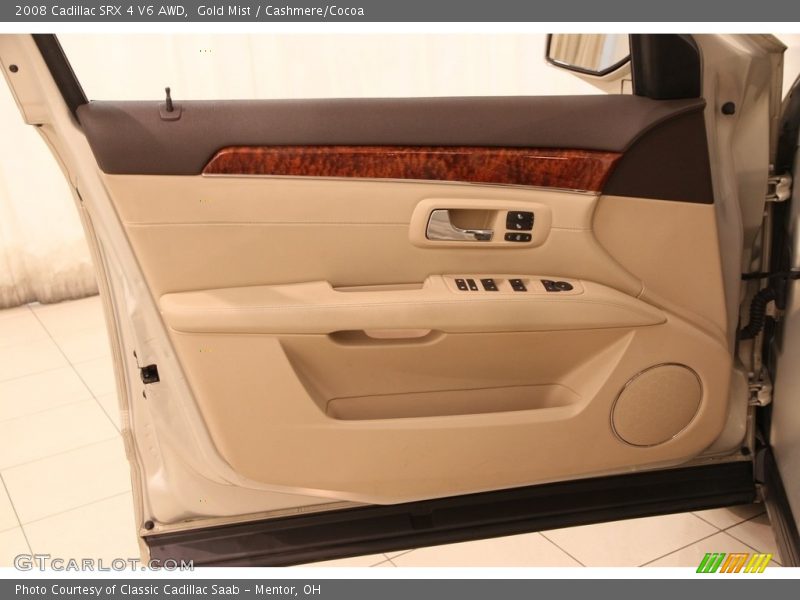 Gold Mist / Cashmere/Cocoa 2008 Cadillac SRX 4 V6 AWD