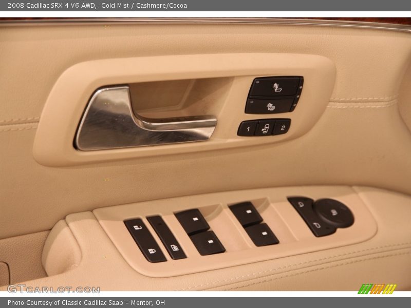Gold Mist / Cashmere/Cocoa 2008 Cadillac SRX 4 V6 AWD