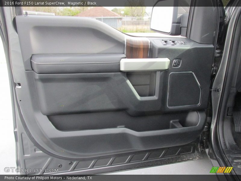 Magnetic / Black 2016 Ford F150 Lariat SuperCrew