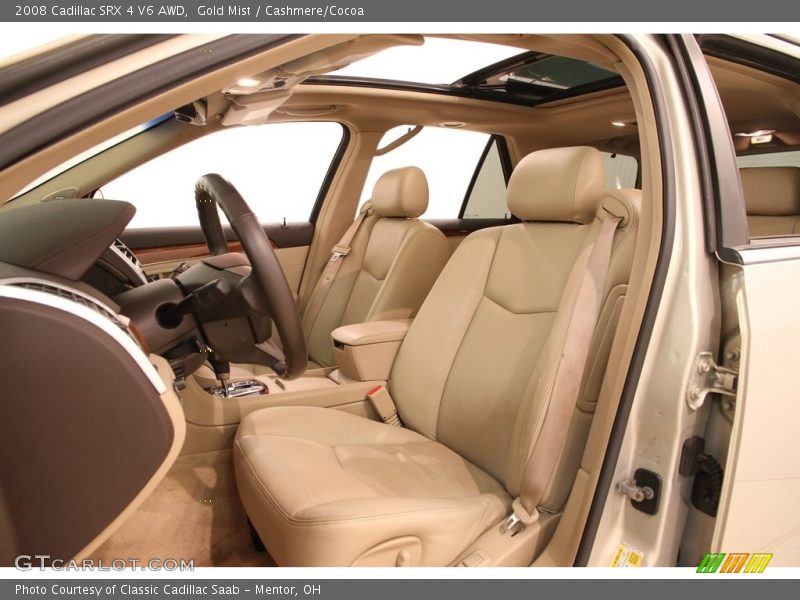 Gold Mist / Cashmere/Cocoa 2008 Cadillac SRX 4 V6 AWD