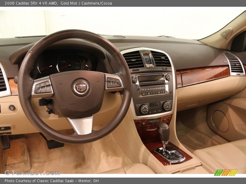 Gold Mist / Cashmere/Cocoa 2008 Cadillac SRX 4 V6 AWD