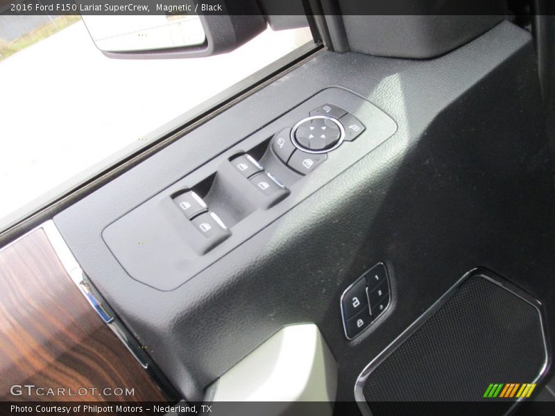 Magnetic / Black 2016 Ford F150 Lariat SuperCrew