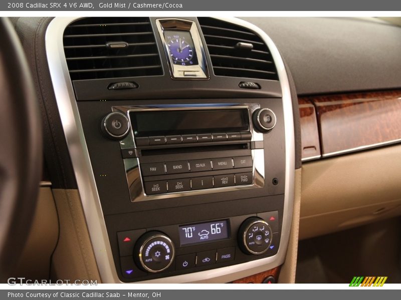 Gold Mist / Cashmere/Cocoa 2008 Cadillac SRX 4 V6 AWD