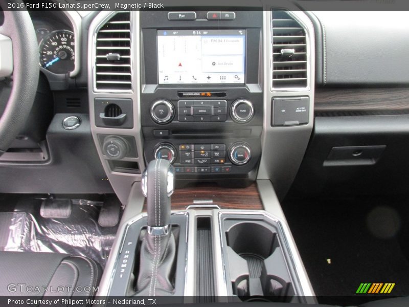 Magnetic / Black 2016 Ford F150 Lariat SuperCrew