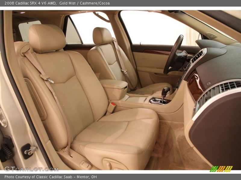 Gold Mist / Cashmere/Cocoa 2008 Cadillac SRX 4 V6 AWD