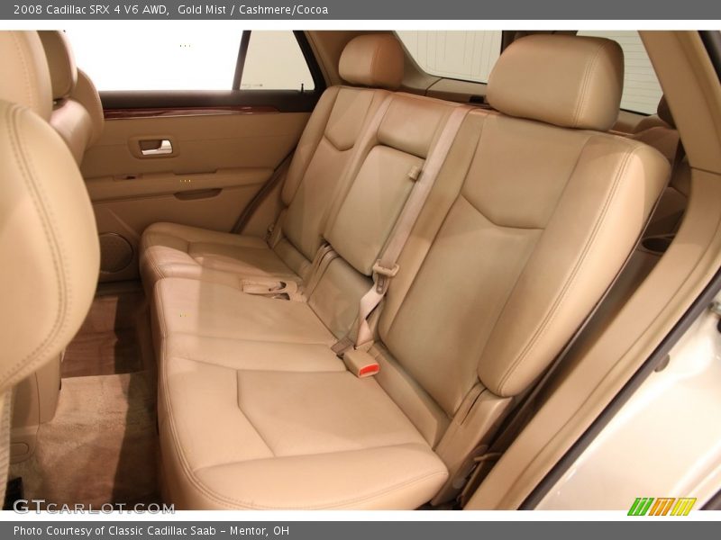 Gold Mist / Cashmere/Cocoa 2008 Cadillac SRX 4 V6 AWD