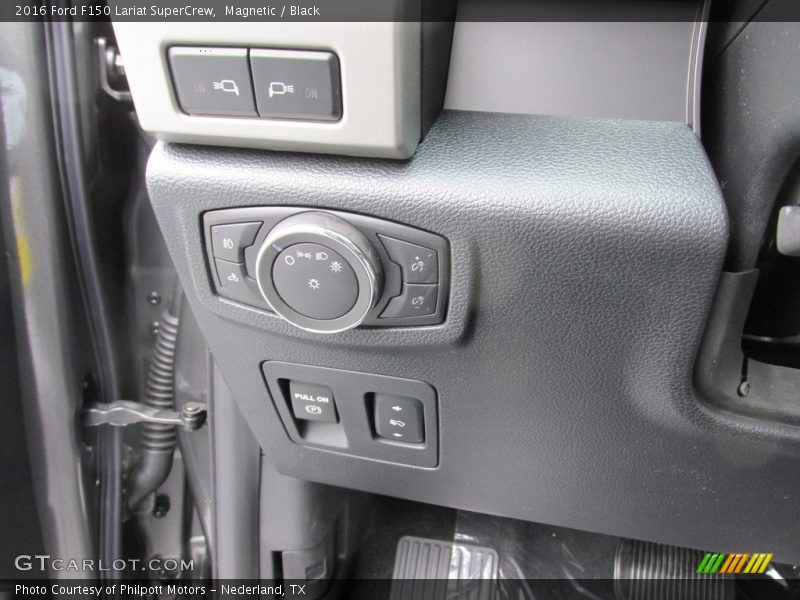 Magnetic / Black 2016 Ford F150 Lariat SuperCrew
