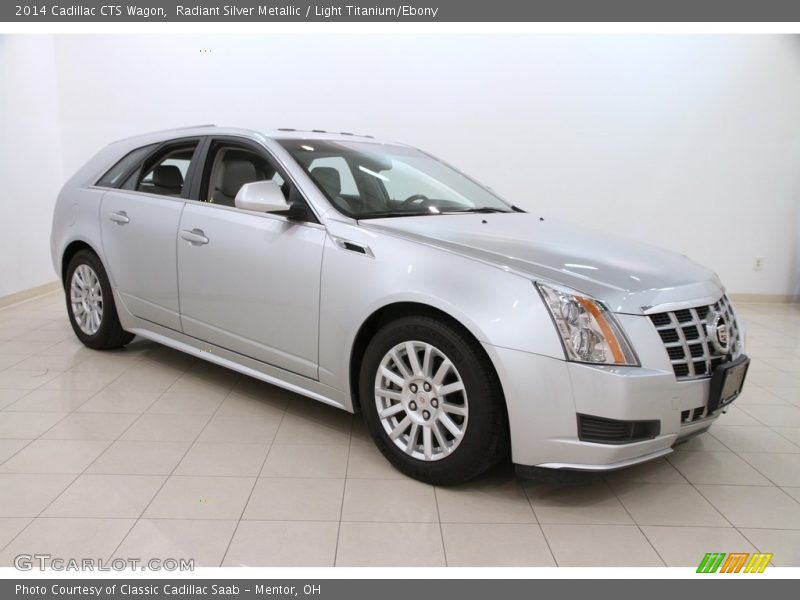 Radiant Silver Metallic / Light Titanium/Ebony 2014 Cadillac CTS Wagon