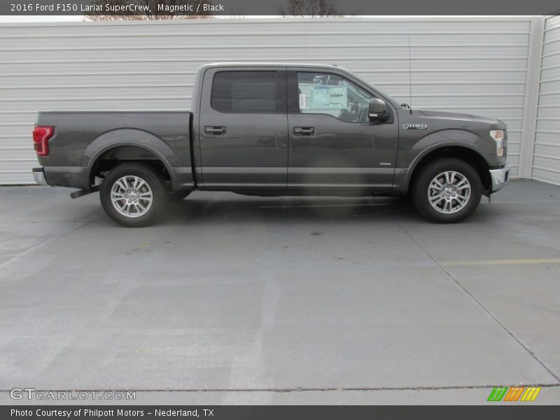 Magnetic / Black 2016 Ford F150 Lariat SuperCrew