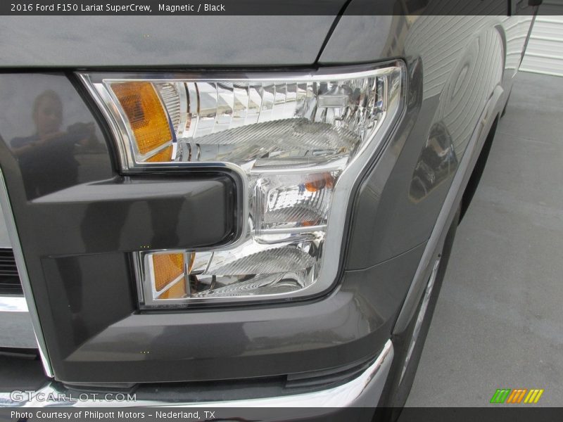 Magnetic / Black 2016 Ford F150 Lariat SuperCrew