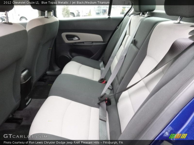 Blue Topaz Metallic / Jet Black/Medium Titanium 2012 Chevrolet Cruze LS