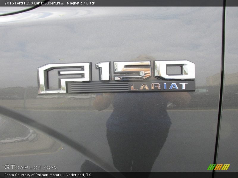 Magnetic / Black 2016 Ford F150 Lariat SuperCrew