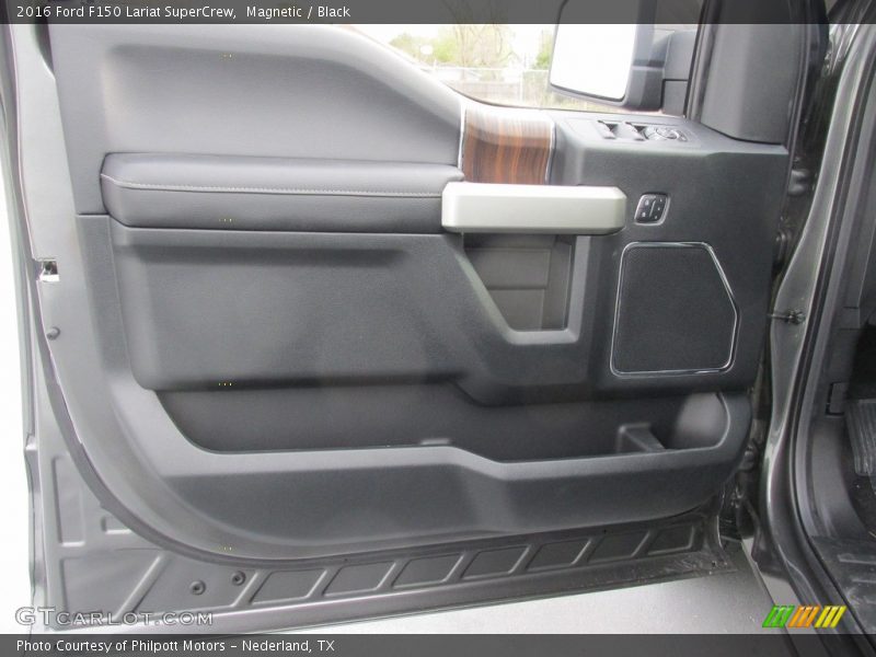 Magnetic / Black 2016 Ford F150 Lariat SuperCrew
