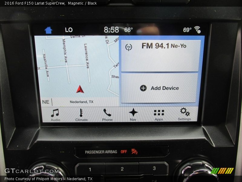 Magnetic / Black 2016 Ford F150 Lariat SuperCrew