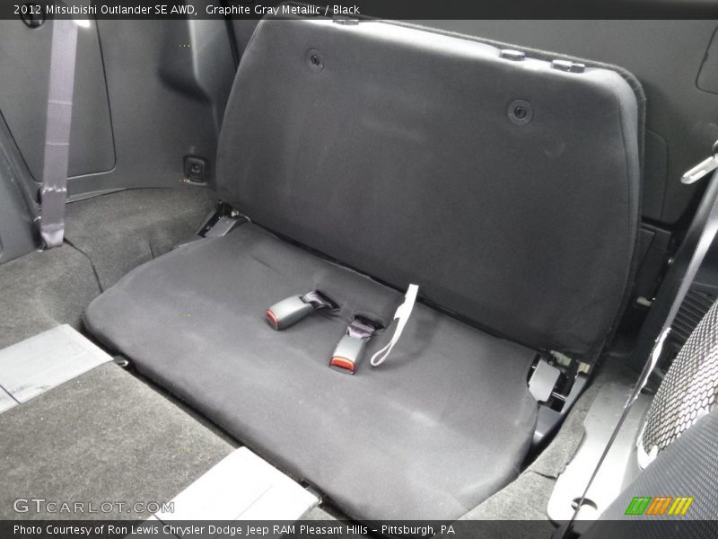 Graphite Gray Metallic / Black 2012 Mitsubishi Outlander SE AWD