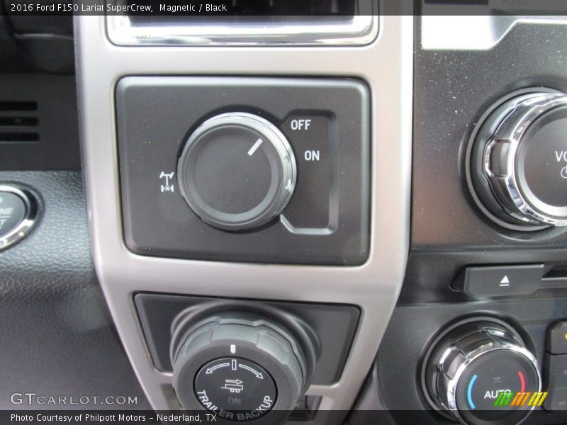 Magnetic / Black 2016 Ford F150 Lariat SuperCrew