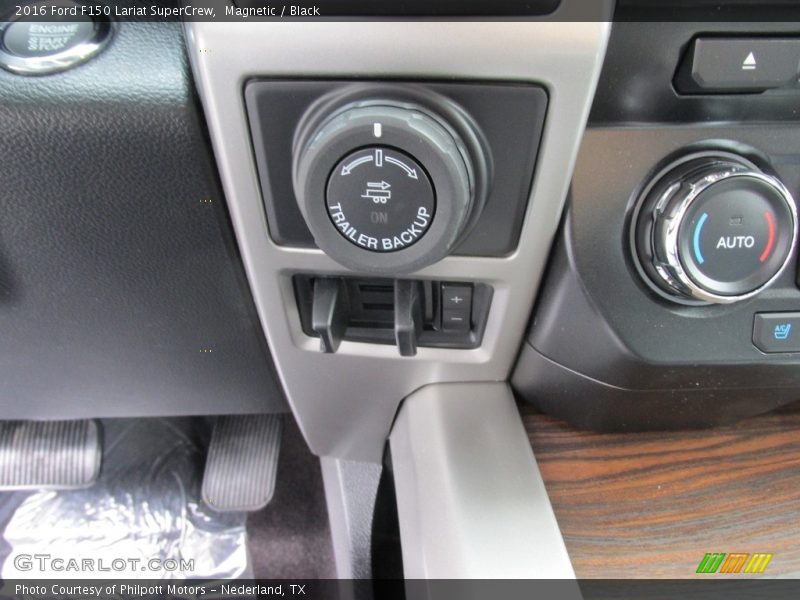 Magnetic / Black 2016 Ford F150 Lariat SuperCrew