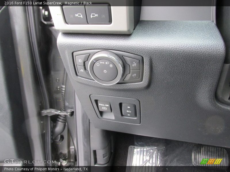 Magnetic / Black 2016 Ford F150 Lariat SuperCrew