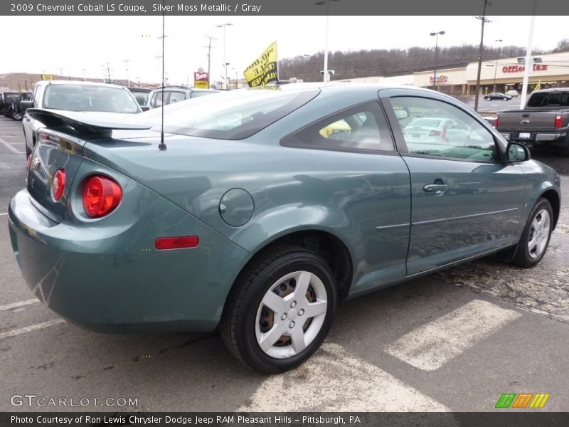 Silver Moss Metallic / Gray 2009 Chevrolet Cobalt LS Coupe