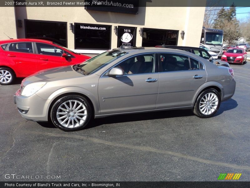 Bronzed Pewter Metallic / Tan 2007 Saturn Aura XR