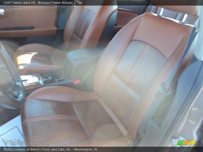 Bronzed Pewter Metallic / Tan 2007 Saturn Aura XR