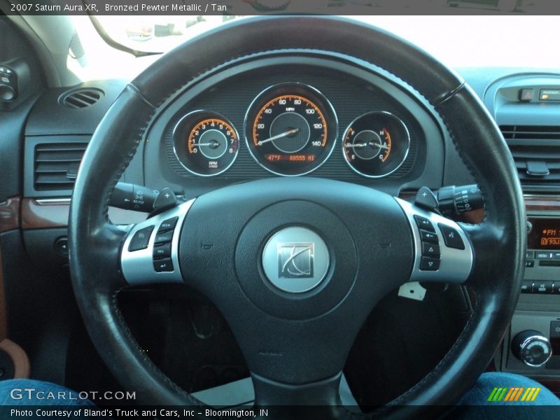 Bronzed Pewter Metallic / Tan 2007 Saturn Aura XR