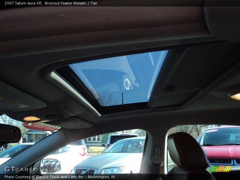 Bronzed Pewter Metallic / Tan 2007 Saturn Aura XR