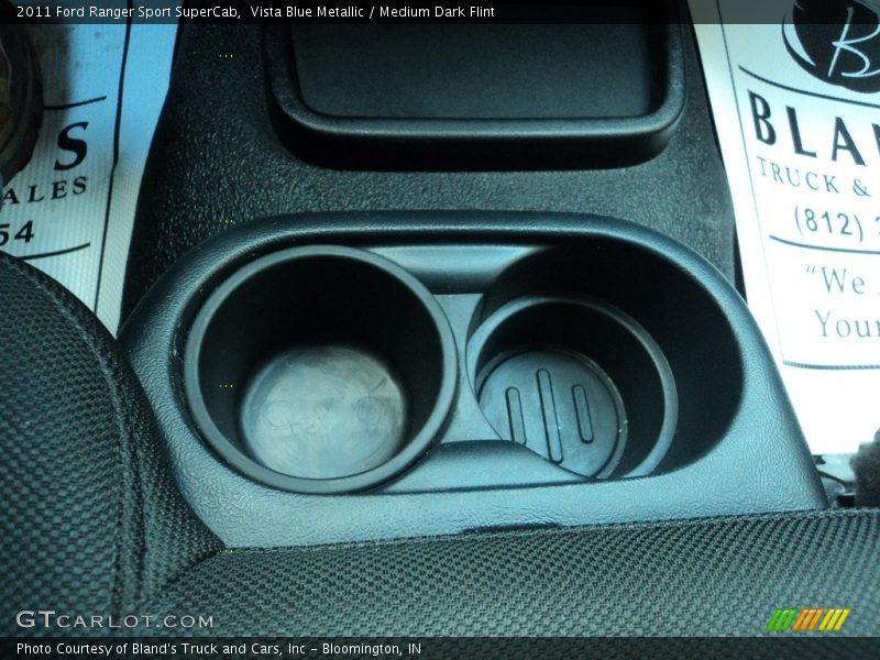 Vista Blue Metallic / Medium Dark Flint 2011 Ford Ranger Sport SuperCab