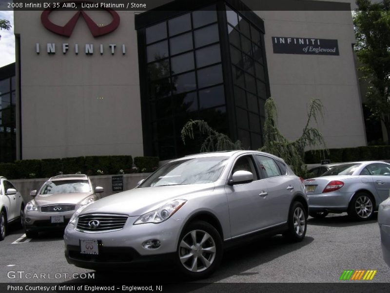 Liquid Platinum / Stone 2008 Infiniti EX 35 AWD
