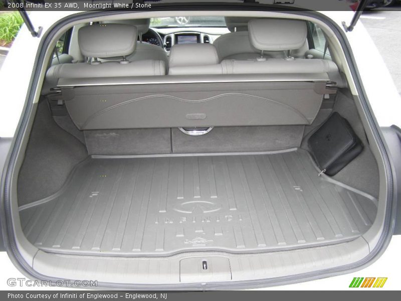 Moonlight White / Stone 2008 Infiniti EX 35 AWD
